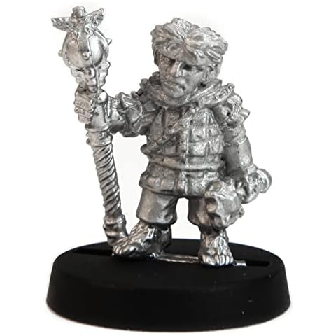 Stonehaven Halfling Cleric Miniature Figure for 28mm Table top Wargames - Made in USA Cover