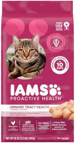 IAMS Proactive Health Urinary Tract Health Dry Cat Food, Chicken, 3.5 lb