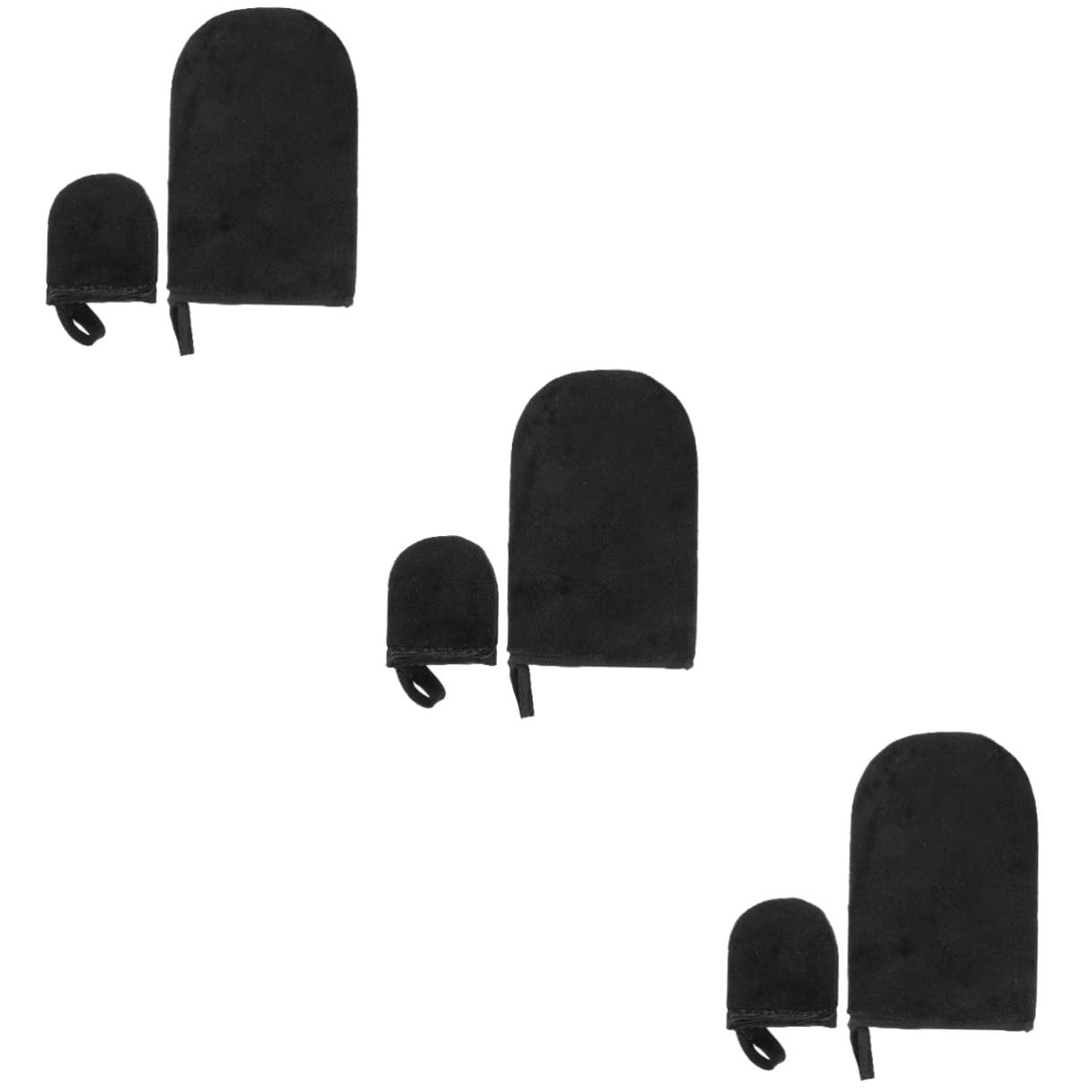 Ipetboom 3 Sets Uv Protection Gloves Manicure Uv Gloves Full Finger Tanning Mitts