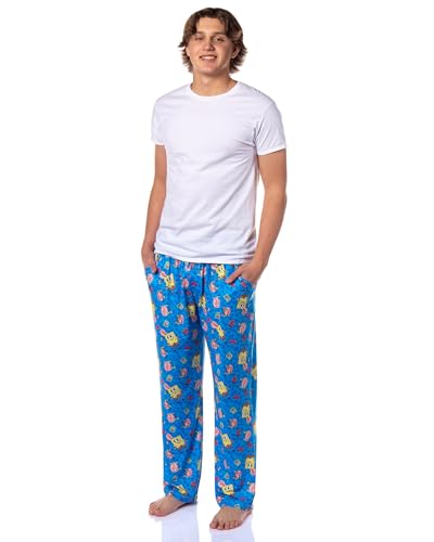 Spongebob Squarepants Men's Gary The Snail Sleep Pajama Pants for Adults2