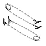 DADADEFEIJI 2 Pcs Fish Mouth Spreader Fish Mouth Opener Spring Steel Jaw Retractor Stainless Steel Fish Mouth Hook Remover Jaw Spreader Fishing Accessories