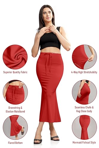 Image of Women Saree Shapewear Petticoat Skirt