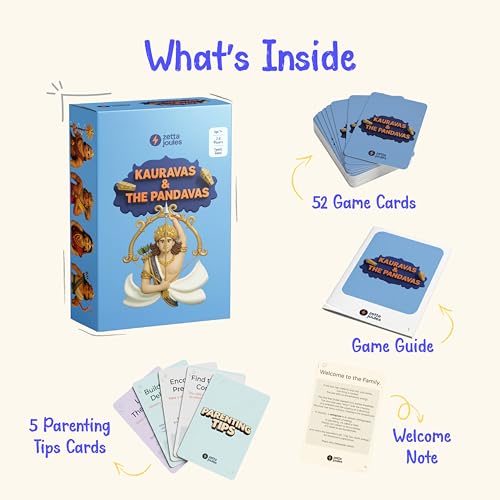 Image of Kauravas & The Pandavas, Strategy & Travel Game, Fun for Family & Friends Game Nights, for Teens & Adults, 3-5 Players