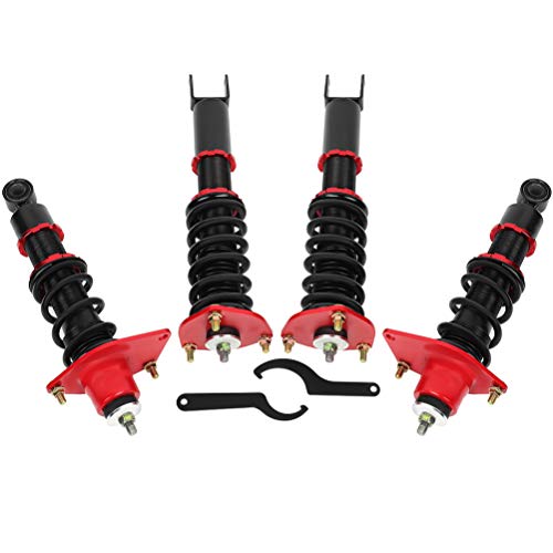 STRUTSTORE Coilovers Suspension Kit Fit for Mazda for RX-8 2004-2011 Coilovers Struts, Height Adjustable Lowering Kit, Red