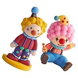 Mini statuette de clown : son adorable apparence de clown s'harmonise parfaitement avec de nombreux styles de décoration intérieure
