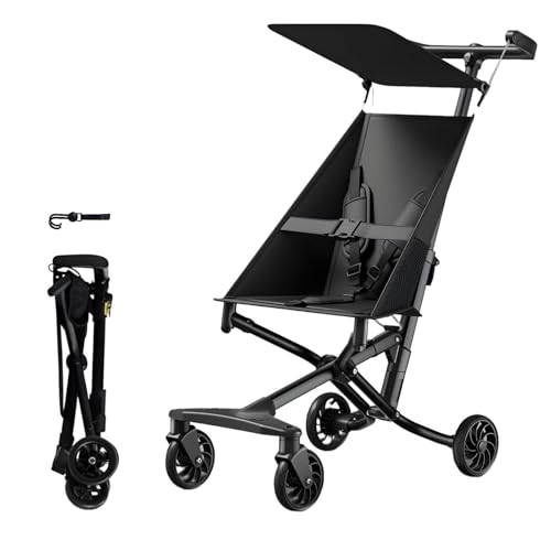 Lightweight Stroller 2.8kg One Hand Fold Airplane Approved 0-6 Years Dual Mesh Pockets