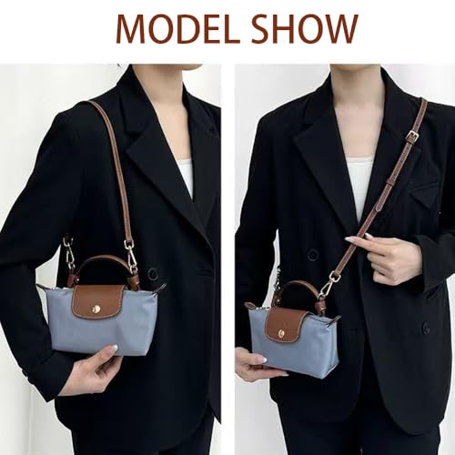 Image of Chispee Leather Shoulder Strap Replacement Set, Adjustable Purse Strap Extender for Crossbody Bag Conversion