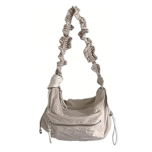 Sac à main à bandoulière femme grand format nylon souple tendance casual