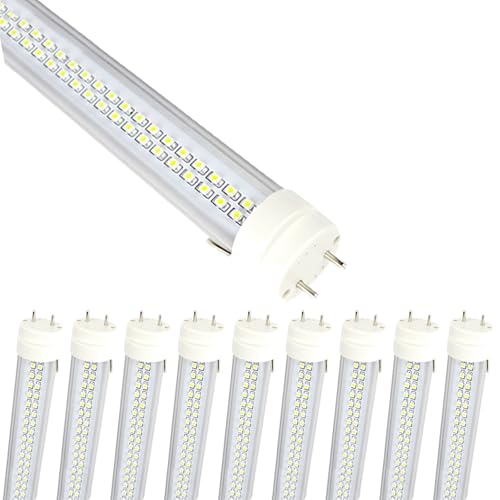 Tube LED T8 60cm 20W Blanc Chaud 3000K G13 double puce de rechange