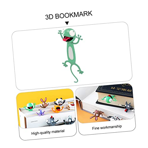 Marque-pages 3D Gecko : ne perdez plus vos pages avec ces animaux robustes - 3