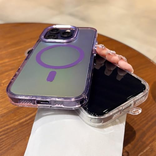 Coque iPhone 15 avec dragonne antichoc aurora pour les sorties