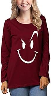 Full Sleeve Cotton Printed T-Shirt For Women - - 2725613010496