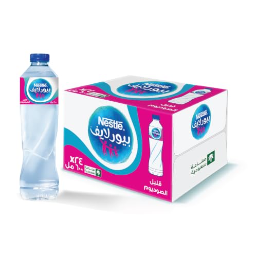 Nestle Pure Life Bottled Still Drinking Water - 24 x 600 ml