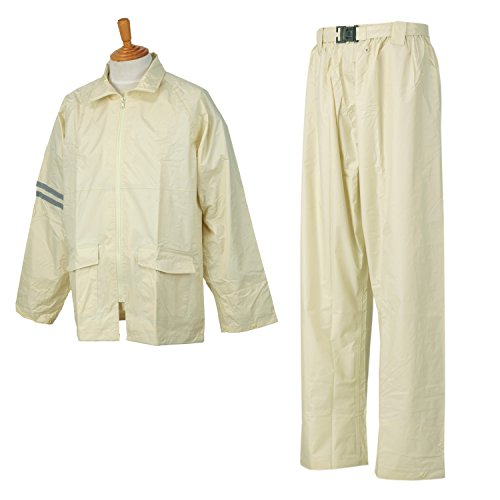 ヤマシュウ レインスーツ スクールレイン #5500 アイボリー L