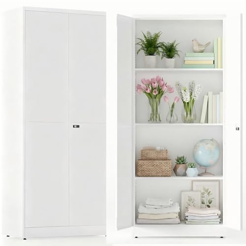 Aktenschrank, Abschließbarer Metallschrank, Mehrzweckschrank mit...