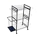 FytStycale Mat Storage Rack Fitness Weight Rack Corner Shelf Dumbbell Rack Home Gym Storage Organizer for Kettlebells Basketball