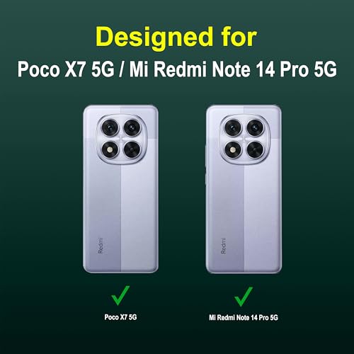Image of Zapcase Back Case Cover for Poco X7 5G | Compatible for Poco X7 5G Back Cover | Liquid Silicon Magic Case with Camera Protection | Dark Green