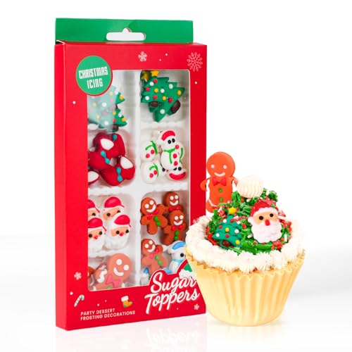 Décors Sucrés Noël - 27 Sapin, Sucre d'Orge, Décorations Alimentaires Comestibles Pâtisserie