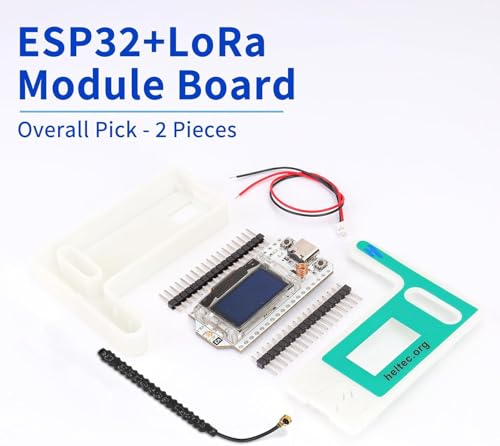 Image of 2 Pack ESP32 LoRa V3 Module Board - with 915MHz Antenna and SX1262 LoRa V3 Case Devices for Meshtastic Arduino LoRawan IOT