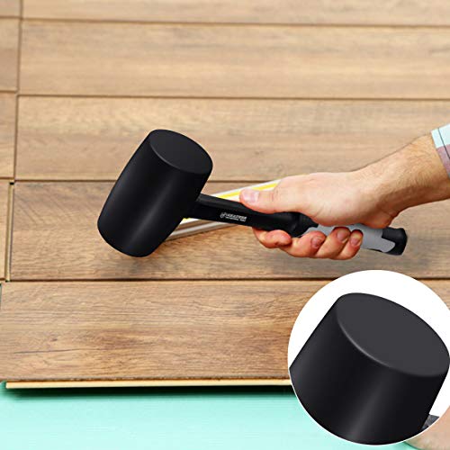 Goplus 5-Piece Hammer Set, 16/32 Oz Ball Pein Hammer, Rubber Mallet, Sledge Hammer, Cross Pein Hammer, Blacksmith Forge Tool W/Non-Slip Handle For Metal Rivet, Chisel, Punch Peins Heavy Duty Hammers #TOP3