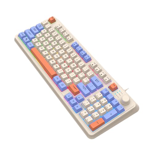 Clavier de jeu mécanique rétroéclairé 94 touches filaire ordi