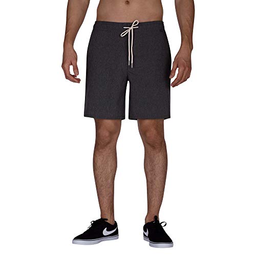 Hurley M Phantom Wasteland Short 18' Bermudas, Hombre, Black htr, 31