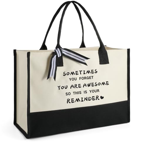 FURTOM Mothers Day Gifts for Women Birthday Gifts for Women Personalized Gifts Large Tote Bag for Beach Travel