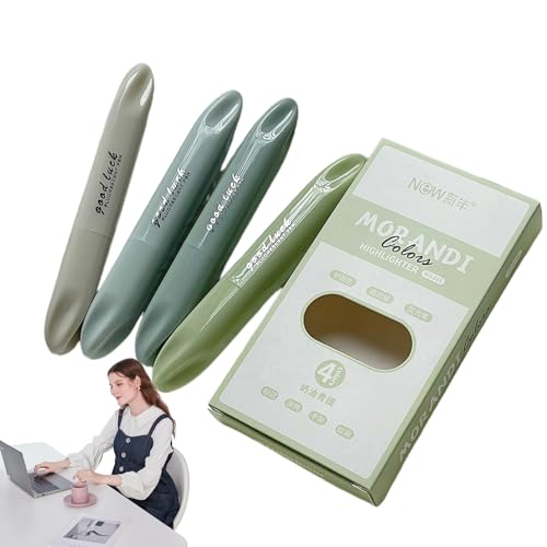 Genérico Paquete Para Colorear: Extremos Gemelos Fluorescentes, Detalles En | Herramientas De Estudio Kawaii, Utilidad Ergonómica De Sombreado De Notas Chromatone, Efecto De Contraste De Equ