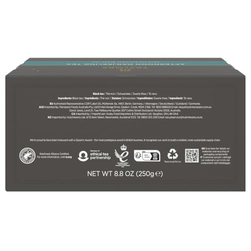 Image of Taylors of Harrogate Afternoon Darjeeling, Black Tea, Individually Wrapped Bags 100 Count (Pack of 1), Delicate, Sweet & Floral, Caffeinated, Enjoy Hot or Iced, 100 Teabags