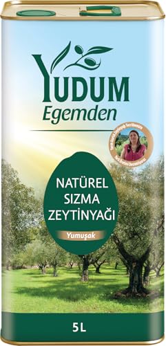 Yudum Egemden Yumuşak Lezzet 5 lt Sızma Zeytinyağı Teneke