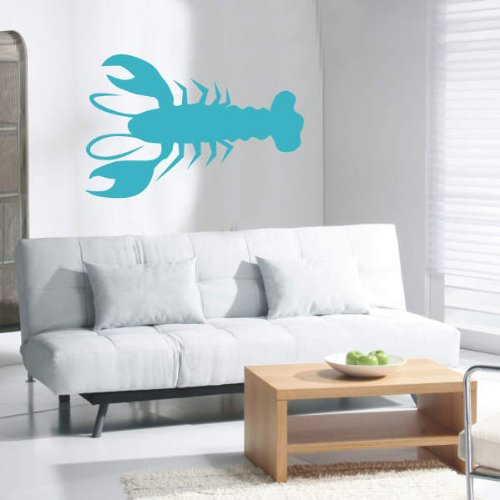 Wandtattoo Krebs Krabbe – 96x63 Cm, Selbstklebend, Mattweiß, Für Wohnzimmer, Kinderzimmer, Küche