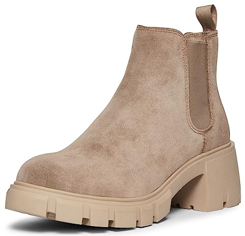 Steve Madden Women's Howler Ankle Boot, Mink, 7.5 W US