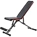 Banc d'entraînement réglable, tabouret d'entraînement complet du corps, banc pliant plat/incliné/déclin, banc de musculation pliable pour la salle de gym à domicile, pour l'entraînement en force, char