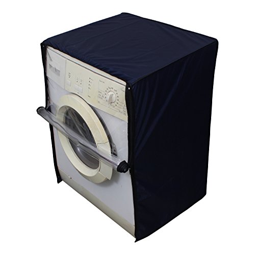 Image of Lithara Waterproof Front Load Washing Machine Cover | Washable, Dustproof & Scratch Resistant Cover for Fully Automatic Machines | Durable Solid Design Appliance Protector