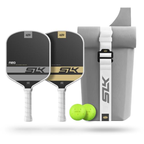 Image of Selkirk Sport SLK Neo Pickleball Paddles Set of 2 + Pickleballs + Sling Bag | Pickle Ball Rackets 2 Pack in Graphite or Fiberglass, with an Expanded Sweet Spot