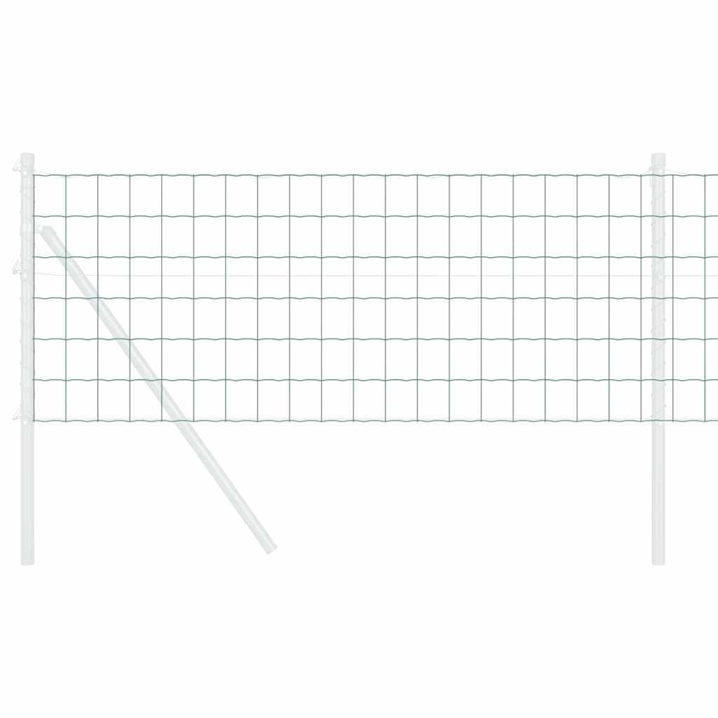 Recinzione da giardino in ferro rivestito in PVC, 500 x 40 cm, resistente, design moderno, per terrazze, balconi e stagni