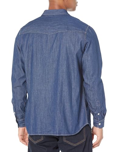 Lacoste Men's Solid Denim Woven Shirt2