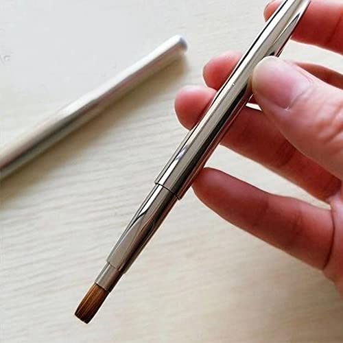 JiangbihanXX 2 Pcs Retractable Lip Brushes Lip Liner Brushes Travel Retractable Lip Brushes for Women Girls Travel and Daily Use - Image 4