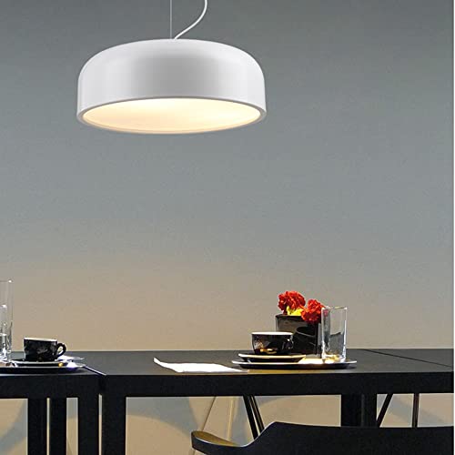 Dinggu Modern Bowl Pendant Light Fixture For Dinner Room Bedroom Living Room W19 Xh6.3 Matte White #TOP4