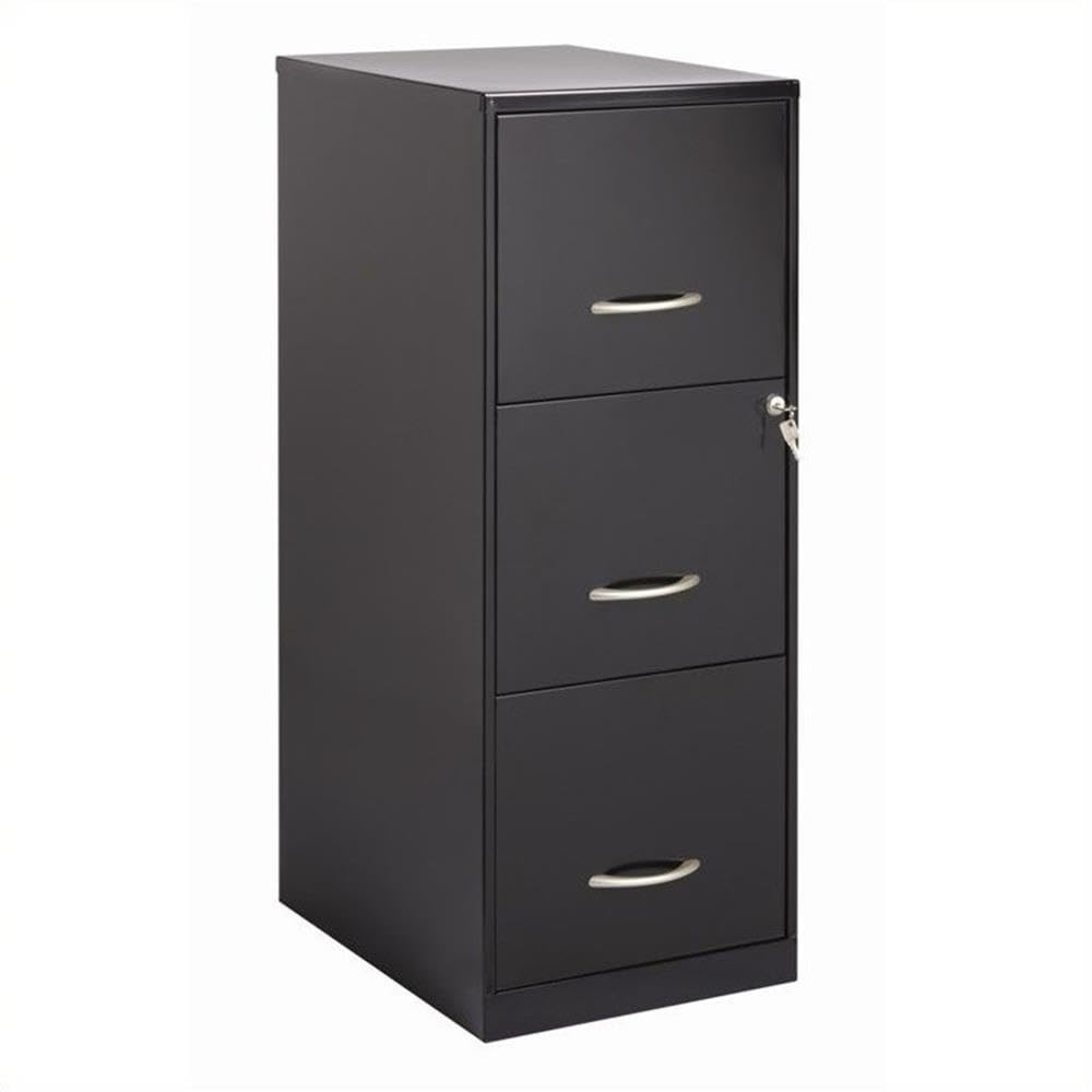 Scranton & Co 3-Drawer Metal Vertical Filing Cabinet