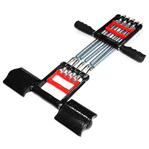 mewmewcat expansor de tórax,Barra de abdominais expansora de tórax com braço de mola 3 em 1 Treiname