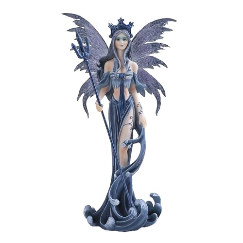 Cadeau idéal pour pendaison de crémaillère fée d'eau bleue 25cm