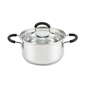 Cook N Home 02417 Suppentopf Edelstahl 3 Quart