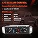HVAC A/C Climate Control Module Heater Air Conditioning Panel with Blower Motor Switch Compatible with Jeep Wrangler TJ 1999-2004, Replace# 55037473AB, BL101, HS-373