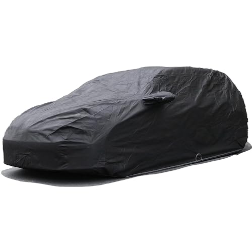 Car Cover for All Weather Hail UV Waterproof Fit 1988 1989 1990 1991 1992 1993 1994 1995 1996 1997 1998 1999 2000 2001 2002 VW Volkswagen Cabriolet - Premier Series (Black)