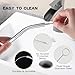 Reusable Straw Cleaner Brush Set - 8PCS Extra Long 12 inch Metal Straw Cleaning Brushes for Tumbler, Sippy Cup, Water Bottles, Pipes