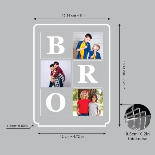 Image of Giftplease Personalized LED Photo Frame Rakhi Gift Combo for Brother | Custom Acrylic Night Light Lamp with Designer Rakhi, Roli Chawal Tikka & Greeting Card | Perfect Rakshabandhan Gift for Bhaiya