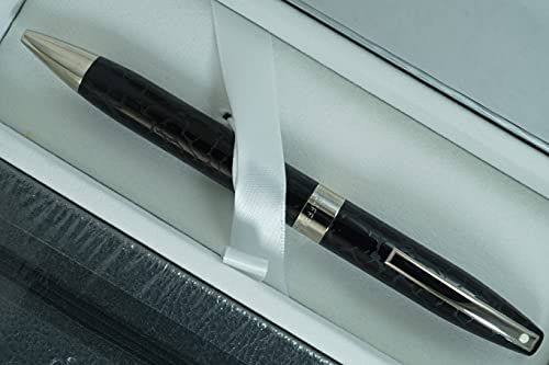 Sheaffer Hand made in USA Legacy Heritage Look of Leather Formal Black barrel and Palladium Appointments Ballpoint pen and Matching Sheaffer Journal set