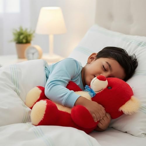 Image of Tabitha Stuffed Toys-Ultra Soft Plush Toy for Kids | Birthday Gifts for Kids and Girls | (Combo of 2 Toys 30 Cm Red Teddy & 25 Cm Red Teddy)