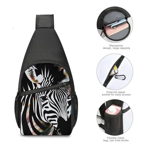 Mochila bandolera deportiva para senderismo unisex miniatura 5